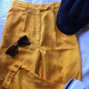 🌞Vintage Retro TOPSHOP yellow sunshine pants!🌞